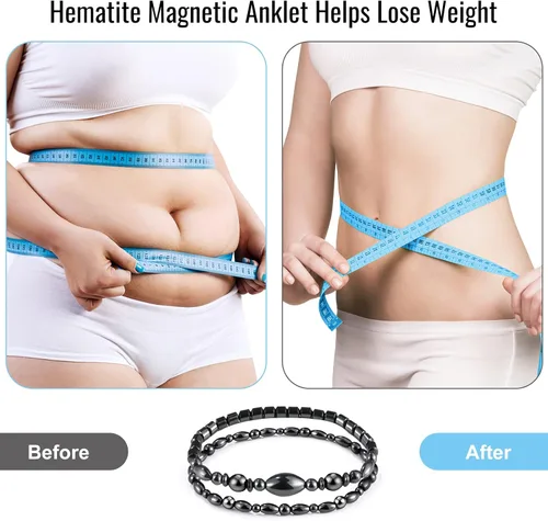 Miniatura 13 de Emibele Pulsera de desintoxicación linfática delgada para mujer, cuentas de hematita, obsidiana, antihinchazón, estiramiento para aliviar