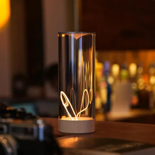 Miniatura 7 de AUGE LIGHT Lámpara de Escritorio Minimalista Inalámbrica Lámparas de Mesa LED Recargables Modernas Luces de Mesa de Noche Regulables con 3 Niveles