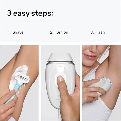 Miniatura 4 de Braun IPL Mini, Seda·Expert Mini, Depilación IPL para Mujeres y Hombres, Reducción permanente del vello láser en casa, IPL1115