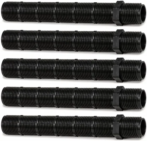 Paquete de 5 aspersores Orbit de 1/2 pulgadas x 6 pulgadas de polietileno de corte