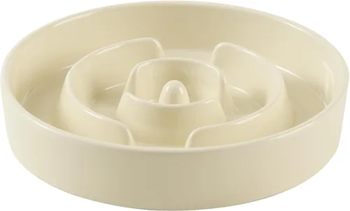 Miniatura 19 de Havniva Tazón de cerámica de 0.9 tazas para perros de alimentación lenta para perros pequeños, alimentador lento para mascotas de 6.1 pulgadas, 1 x
