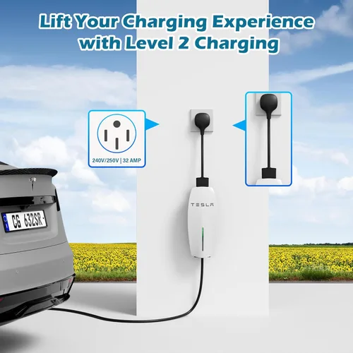 Miniatura 5 de HiFind Adaptador NEMA 14-50 para cargador móvil Tesla Gen 2 de 1 pie, conecta el cargador portátil Tesla a 14-50 enchufes 240/250 V toma