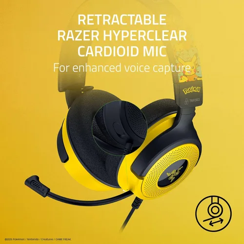 Miniatura 3 de Razer Kraken V4 X Wired Gaming Headset: 40 mm Drivers - Cardioid Mic - Memory Foam Cushions - Chroma RGB Lighting - Type C & Type A Cable - for PC