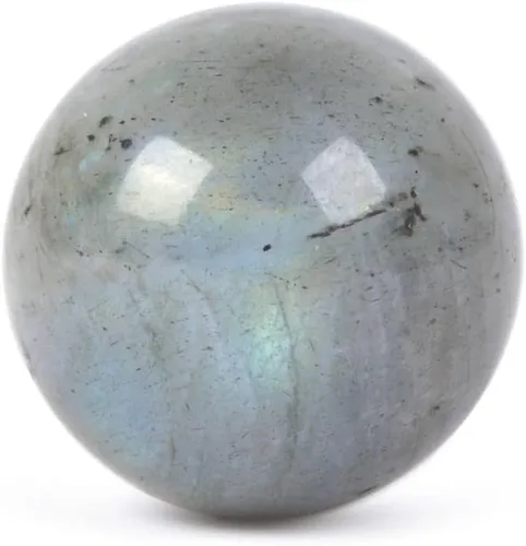 Miniatura 15 de Justinstones Jade Blanco Natural Pulido 20mm Piedra Preciosa Bola de Energía de Cristal Curativo Esfera Redonda Espécimen de Colección Piedra