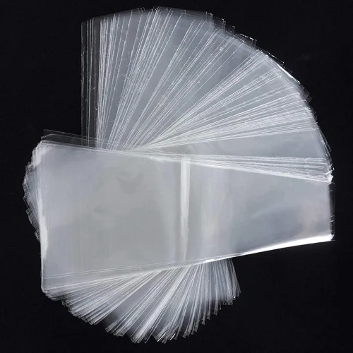 Miniatura 7 de 200 bolsas de plástico transparentes para ramo de flores, bolsas de celofán transparente, bolsas de embalaje de rosas, altura de 15 pulgadas, ancho