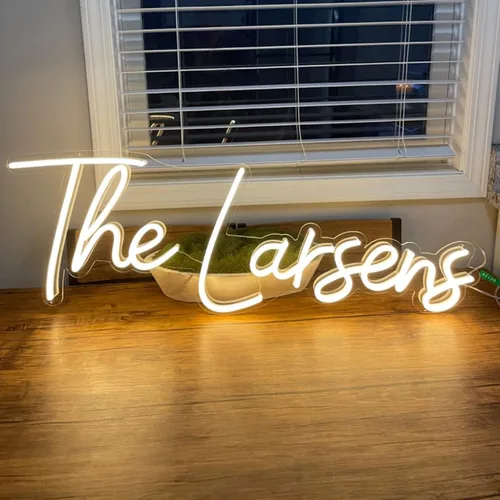 Letreros LED de neón personalizados, hechos a mano, para dormitorio, boda, fiesta de cumpleaños, decoración de pared del hogar, bar, salón, logotipo