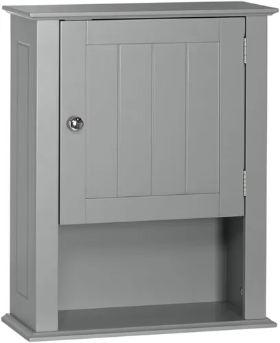 RiverRidge Ashland pared de una sola puerta, gabinete gris, gris