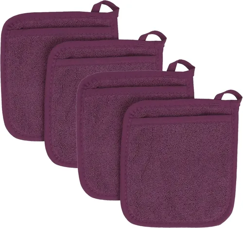 Miniatura 36 de RITZ Guante de bolsillo de rizo y almohadilla caliente: resistente al calor inigualable, 100% algodón duradero, diseño ergonómico para un agarre