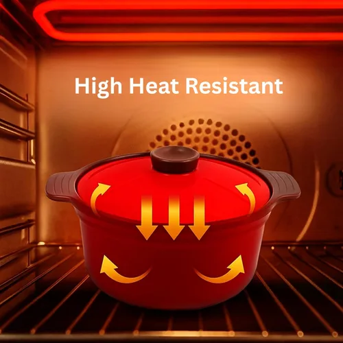 Miniatura 7 de Juego de 2 vaporizadores de silicona para microondas con asa y tapa, olla antiadherente para cocina, lavavajillas y horno hasta 482 °F, fácil