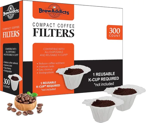 Miniatura 7 de Filtros de café de papel desechables Filtro de café desechable para Keurig 1.0 y 2.0 Tamaño y cantidad perfectos 100