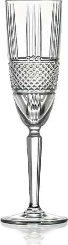 Miniatura 2 de Barski Flauta de tostado, champán, flautas, juego de 6 vasos de cristal de flauta, copas de brindis de boda, vidrio con diseño de borde grueso, 6