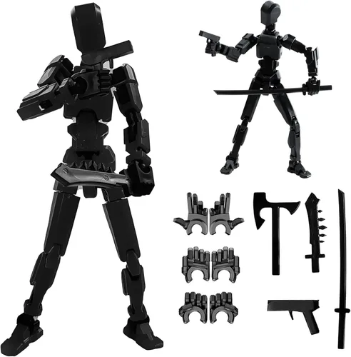 Miniatura 11 de DANONI Titan 13 figura de acción, Lucky Robot 13 figuras de acción, figura impresa en 3D, figura de acción de robot ficticio 13, figuras de acción 9