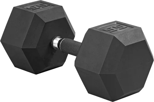 Miniatura 64 de CAP Barbell Peso de la mancuerna hexagonal recubierta, individual, 10-120 libras, múltiples opciones