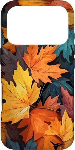 Miniatura 30 de Colorful Leaves Otoño y Otoño Tema, Otoño Color Funda para iPhone 17