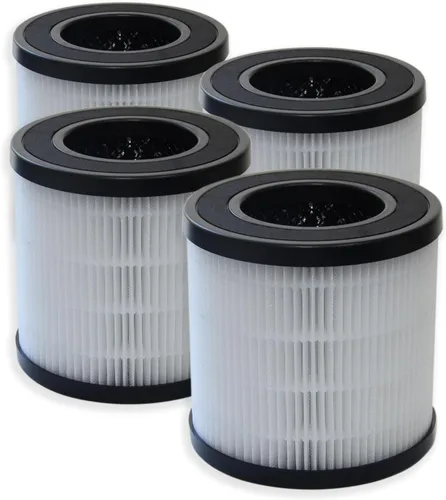 PUREBURG Filtros de repuesto compatibles con Purivortex AC201B y purificadores de aire FULMINARE PU-P05, paquete de 4 unidades H13 True HEPA de 3