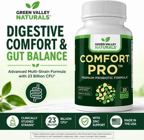 Miniatura 2 de ComfortPro™ Probióticos diarios para la salud digestiva Alivio del estreñimiento y apoyo de la hinchazón para mujeres y hombres Limpieza