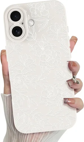 Miniatura 68 de MZELQ para iPhone 12 Pro Max, Funda de silicona con patrón floral de flores y girasoles, rosa, lindo, protección de cámara, funda suave y delgada
