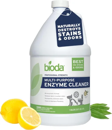Bioda Limpiador y desodorizante multiusos con enzimas probióticas | Fuerza profesional | Desodorizante para botes de basura, manchas y olores de