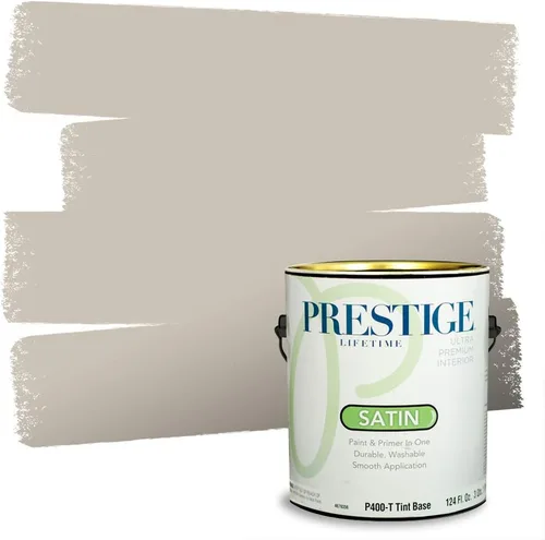 Miniatura 125 de PRESTIGE Paints - Pintura interior e imprimación en uno, 1 galón, cáscara de huevo, pimienta envejecida