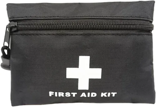 Miniatura 10 de Bolsa roja de primeros auxilios de emergencia, pequeña bolsa vacía de rescate de viaje para almacenamiento de primeros auxilios, bolsillo para rosa
