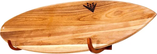 Miniatura 10 de COR Surf Estante de pared para tablas de surf para longboards y shortboards Hermoso soporte de pared de madera para interiores y exteriores