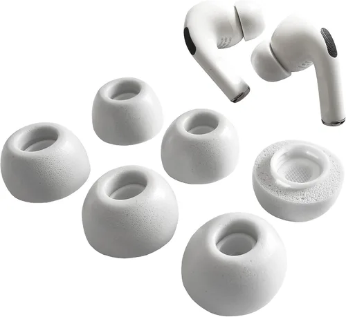 Miniatura 8 de Almohadillas de espuma viscoelástica para AirPods Pro 2 y AirPods Pro, 4 pares de puntas de repuesto XS/S/M/L con funda de almacenamiento