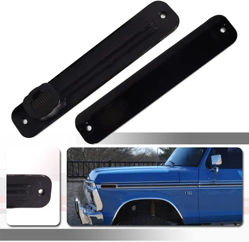 Miniatura 8 de Lente con Efecto Ahumado Compatible con Kit de Carcasa de Lámpara Compatible con Ford E100 E150 E250 E350 F100 F150 F250 F350 F350 F500 1973-1991