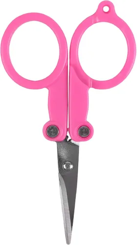 Miniatura 21 de JubileeYarn - Tijeras plegables de metal, oro rosa, 1 tijera