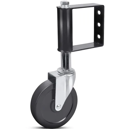 Miniatura 7 de Ronlap Ruedas de Puerta para Puerta de Madera, Rueda de Rodamiento de Puerta con Resorte Cargado para Tubo de Metal Puerta Batiente Rueda de Puerta