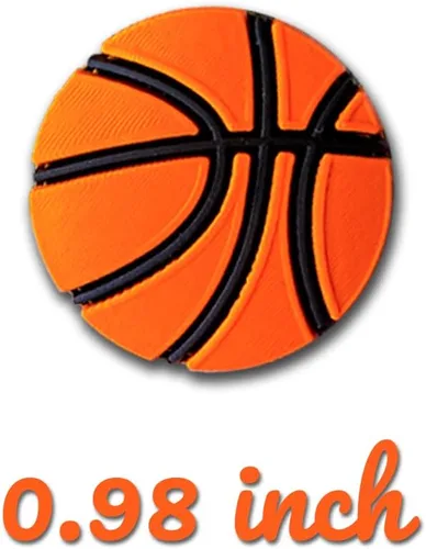 Miniatura 3 de 25 dijes deportivos para zapatos para zuecos, sandalias, pulsera, pantuflas, zapatos de agua, béisbol, sóftbol, fútbol, fútbol, baloncesto