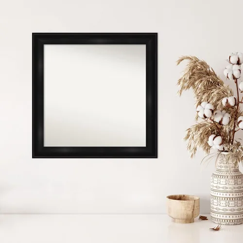 Miniatura 4 de Amanti Art Espejo personalizado, gran espejo de baño estrecho, espejo de pared o espejo de tocador de baño sobre el fregadero (24 x 24 pulgadas)