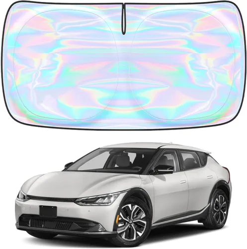 Miniatura 128 de Parasol para parabrisas Rivian R1S R1T 2022-2026 – Parasol compatible con Rivian R1S R1T plegable para ventana delantera, protector de visera solar