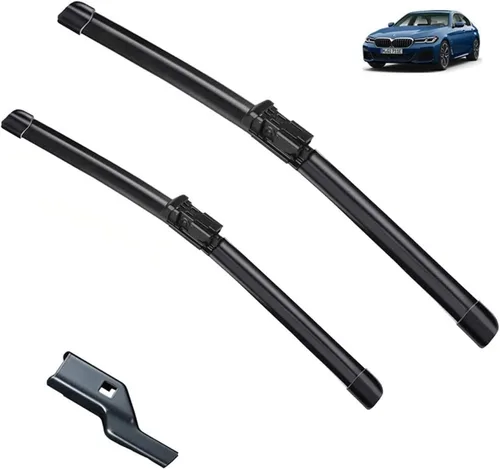 Limpiaparabrisas de automóvil compatibles con BMW Serie 5 G30 G31 2017 ~ 2023 540i 520d 520i 550 xDrive, accesorios para parabrisas de automóvil LHD.
