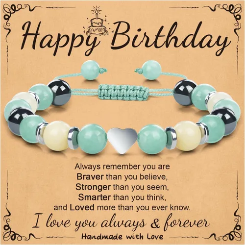 Regalos de cumpleaños para adolescentes y mujeres, bonitas pulseras de eslabones para amiga, hermana, sobrina, hija, nieta, mamá, esposa, tía de 13,