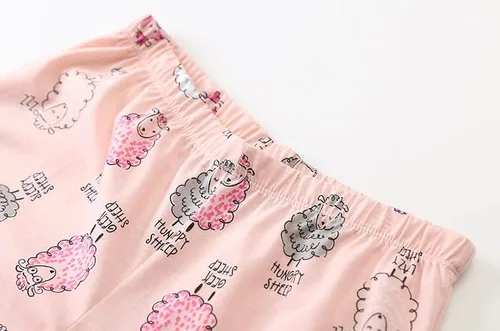 Miniatura 6 de PNAEONG - Conjunto de pijama casual para mujer, con camiseta y pantalones capri, con estampado divertido