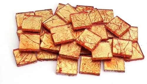 Miniatura 29 de Azulejo de mosaico de lámina de 3/4 de pulgada (0.787 in), 1 libra (bolsa de 16 onzas) (1 libra, naranja)