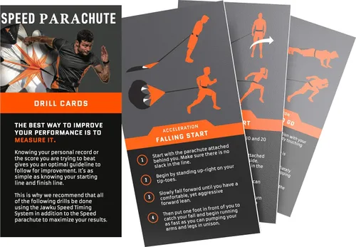 Miniatura 5 de JAWKU Conducto de entrenamiento de resistencia de paracaídas de velocidad