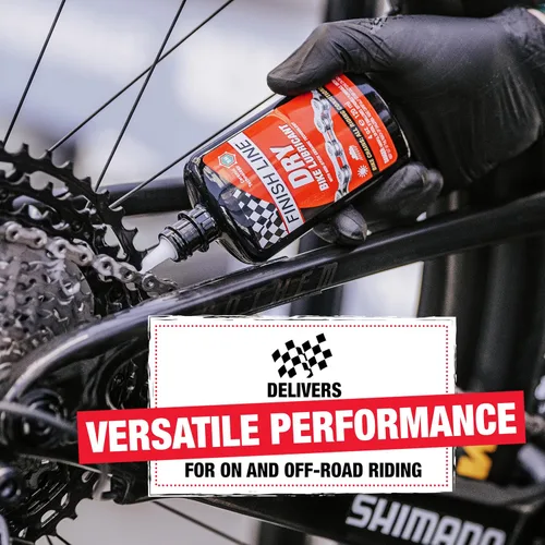 Miniatura 7 de Finish Line Lubricante para bicicleta seca Botella exprimible de 4 onzas