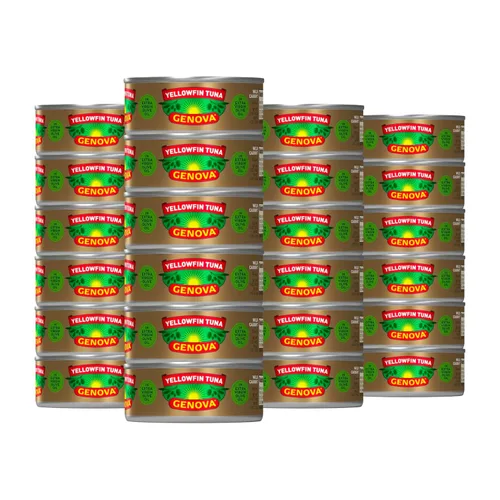 Miniatura 14 de Genova Atún de aleta amarilla premium en aceite de oliva, latas de 5 onzas, paquete de 8 – Atún enlatado rico en nutrientes y alto contenido