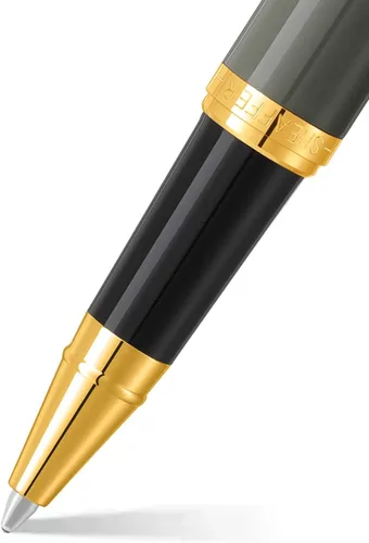 Miniatura 2 de Sheaffer VFM 9427 Bolígrafo Rollerball gris claro brillante con citas de oro PVD