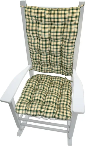 Miniatura 24 de Barnett Home Decor Cojines de microgamuza para mecedora, relleno de espuma de látex, cojín para el respaldo y el respaldo, gamuza vegana