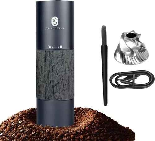 Molinillo de café eléctrico, molinillo de café de acero inoxidable de alta calidad, molinillo de café eléctrico, molinillo portátil, preparación de