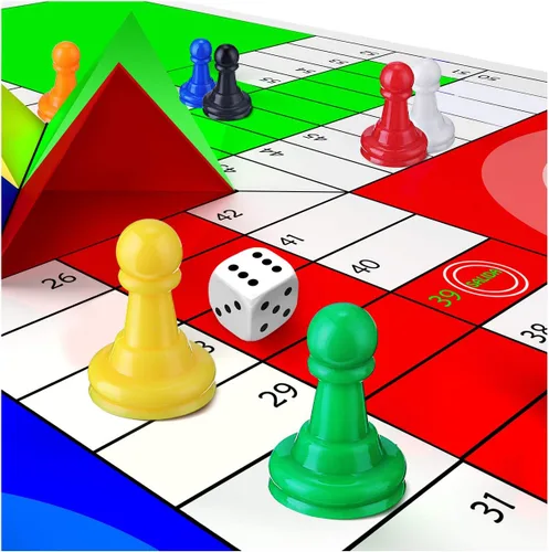 Miniatura 6 de Zonon 64 piezas de juegos de mesa, piezas de ajedrez de plástico multicolor, 1 pulgada a granel para tablero de componentes de mesa, accesorios