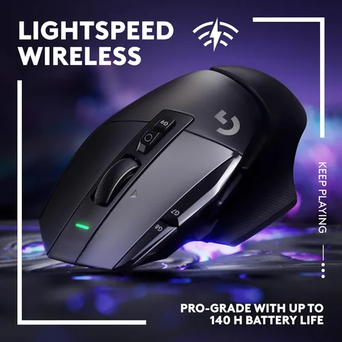 Miniatura 3 de Logitech Ratón inalámbrico para juegos G502 X Lightspeed - Interruptores óptico-mecánicos híbridos LIGHTFORCE, sensor de juego Hero 25K, compatible