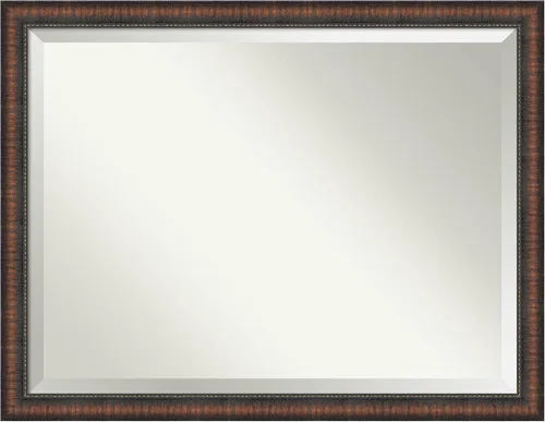 Miniatura 42 de Amanti Art - Espejo con marco para el tocador o para montar en la pared del baño, medidas en pulgadas Grano de café marrón