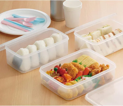 Miniatura 6 de Contenedores de almacenamiento de alimentos con tapas herméticas, organizador de cocina apilable, sin BPA, contenedor de almacenamiento