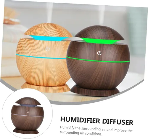 Miniatura 3 de Mini humidificador de aire USB difusor de aroma con acabado de grano humidificador portátil para oficina en casa y automóvil mejora la calidad