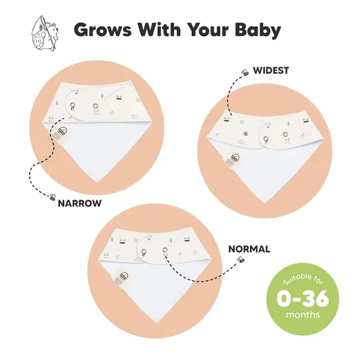 Miniatura 7 de KeaBabies Paquete de 8 baberos orgánicos para bebés para niñas y niños y baberos orgánicos para bebés, baberos de dentición para niños y niñas