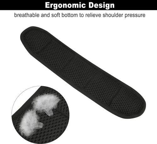 Miniatura 4 de Cosmos 2 almohadillas universales para correa de hombro, repuesto para laptop, mensajero, bolsa de viaje, guitarra, correa de hombro para asiento