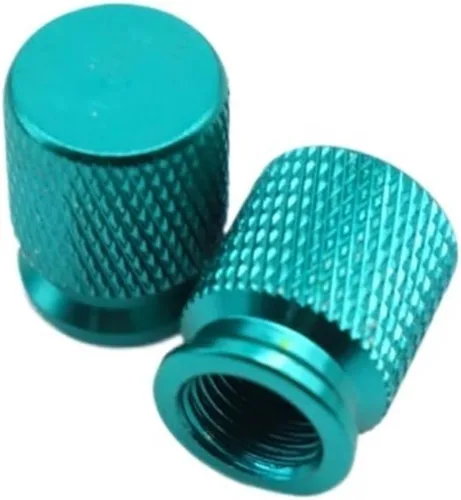 Miniatura 7 de Tapas de vástago de válvula de neumático de rueda de motocicleta Tapa de núcleo CNC Neumáticos de boca aireada Boquilla de gas Nuevo (negro)